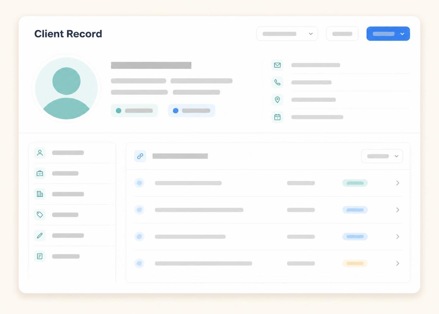Enquiry records preview listing demo enquiries and their status